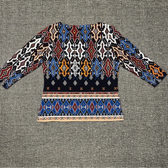 Ruby Rd. Multicolor Patterned Women's Top - Picture 5 of 8